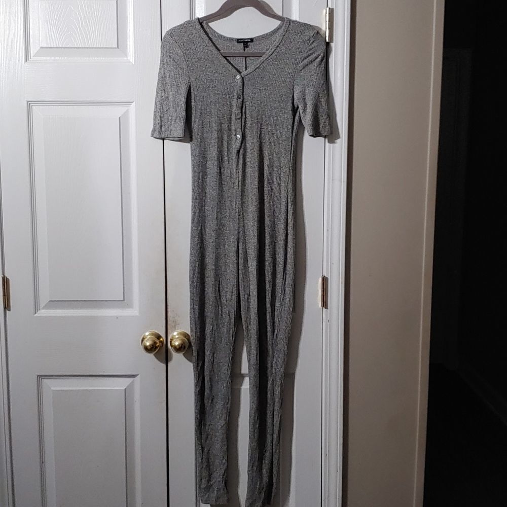 Fashion Nova Fast Love Onesie Jumpsuit Sz S EUC